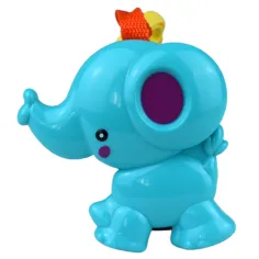 Sun Baby: Fröhlicher blauer Elefant BPA-freie Babyrassel Bild 2