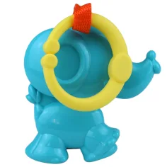 Sun Baby: Fröhlicher blauer Elefant BPA-freie Babyrassel Bild 3