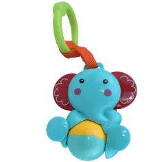 Sun Baby: Fröhlicher Elefant BPA-freie Baby-Rassel mit drehbarem Ball Bild 2
