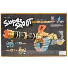 SuperShoot: Elektronisches riesiges Schaumstoffgeschütz mit Patronen und Akku 70cm Bild 11