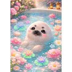 Süßer Seehund 500 Teile Premium Plus Qualität Puzzle - Trefl Bild 2