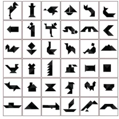 Tangram geometrisches Spiel - Piatnik Bild 3