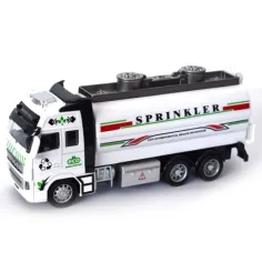 Tanklastwagen mit Licht und Sound in Weiß 1/38 Bild 2