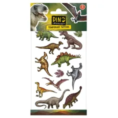 Tattoo-Set mit Dinosaurier-Muster - Dino