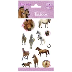 Tattoo-Set mit Pferdemuster - Totum