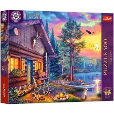 Tea Time Hafen bei Sonnenuntergang 500-teiliges Premium plus Qualität - Trefl