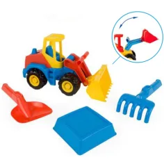 Tech Truck Bagger mit Sandkasten-Set 27cm - Wader