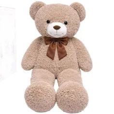 Teddy Greetings: Hafer Cheer Plüschbär rot in Geschenkbox 120cm