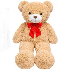 Teddy Greetings: Honey Hugs Plüschbär rotes Geschenkbox 120cm