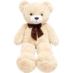 Teddy Greetings: Schneewünsche Plüschbär in weißer Geschenkbox 120cm