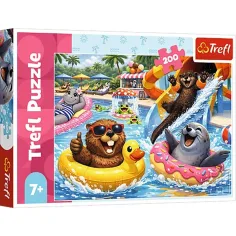 Tiere im Urlaub 200-teiliges Puzzle - Trefl