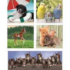 Tierfreunde 10in1 Super Color Puzzle - Clementoni Bild 2