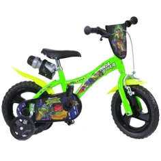 Tini Ninja Schildkröten Kinderfahrrad Größe 12 - Dino Bikes Fahrrad