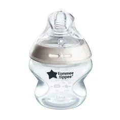 Tommee Tippee: Closer To Nature durchsichtige Babyflasche 150ml (0 Monate+) Bild 2