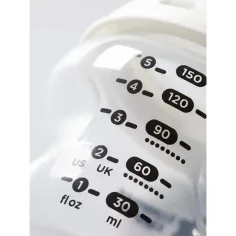 Tommee Tippee: Closer To Nature durchsichtige Babyflasche 150ml (0 Monate+) Bild 3