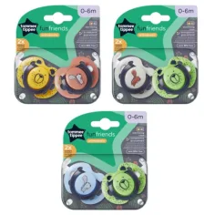 Tommee Tippee: FunFriends 2er Set orthodontischer Schnuller in verschiedenen Varianten (0–6 Monate) Bild 2