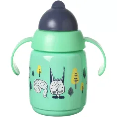 Tommee Tippee: Superstar Grüner Strohhalm Lernbecher 300ml Bild 2