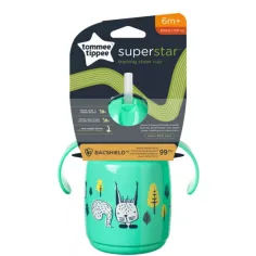 Tommee Tippee: Superstar Grüner Strohhalm Lernbecher 300ml