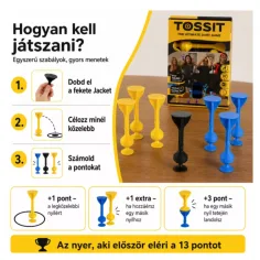 Tossit Starter Pack blau-gelb Silikon Saugnapf Darts Gesellschaftsspiel Bild 3