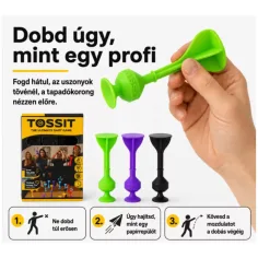 Tossit Starter Pack lila-grün Silikon haftenden Dart Gesellschaftsspiel Bild 4