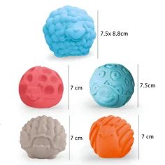 Touchball: 5-teiliges Tier-Ballset zur Förderung des Tastsinns Bild 2