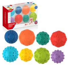 Touchball: 8-teiliges Ballset zur Förderung des Tastsinns
