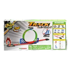 Track Racing 360°-Super-Loop-Rennstrecke mit 1 Spielzeugauto Bild 2