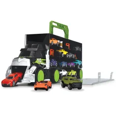 Tragbarer Auto-Transporter mit Spielzeugautos 43cm - Dickie Toys Bild 3