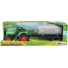 Traktor mit Anhänger mit Lenkrollen Bild 1