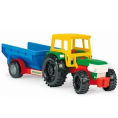 Traktor mit kippliger Anhänger 38,5cm - Wader