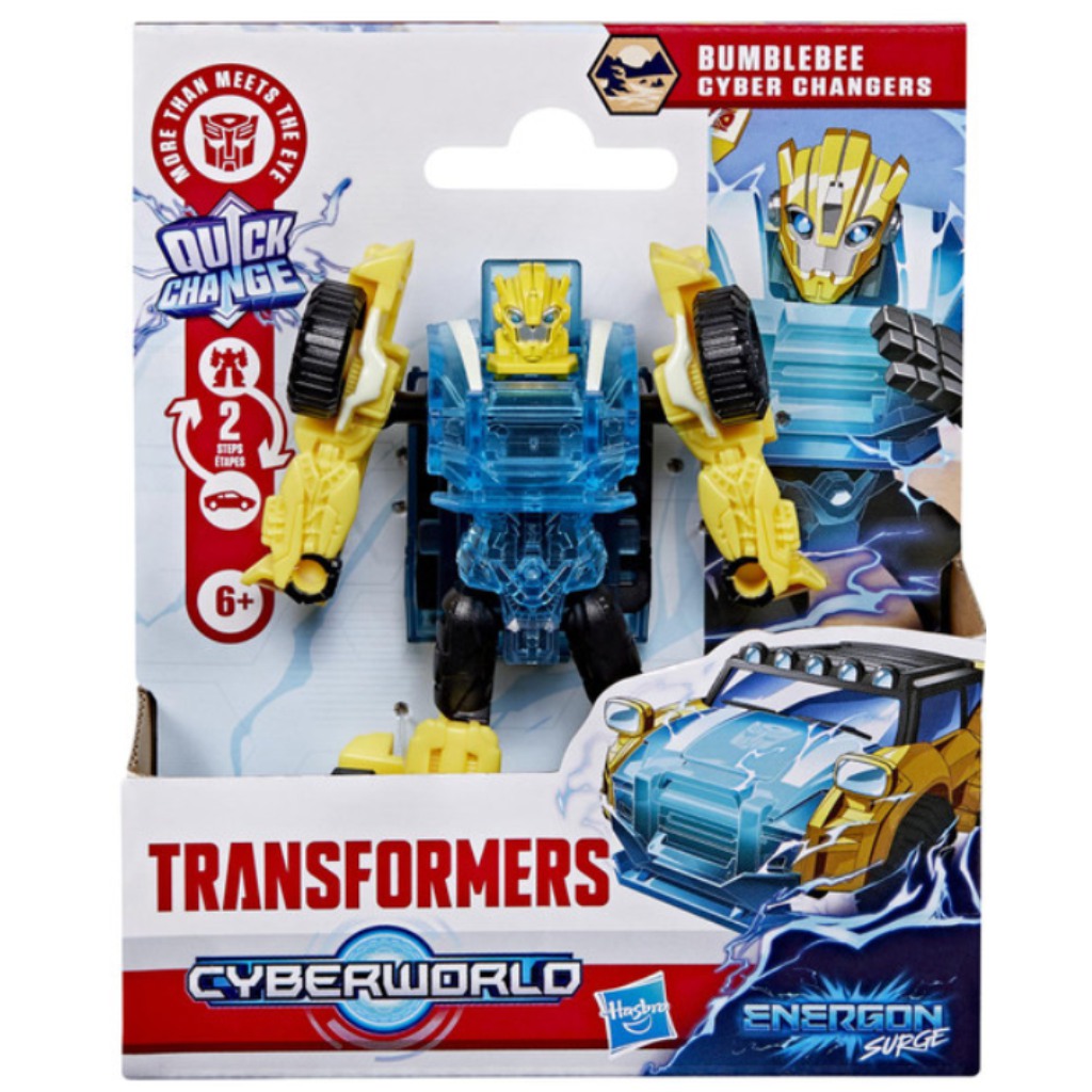 Transformers Cyberworld Cyber Changers: Bumblebee wandelbare Robotfigur - Hasbro