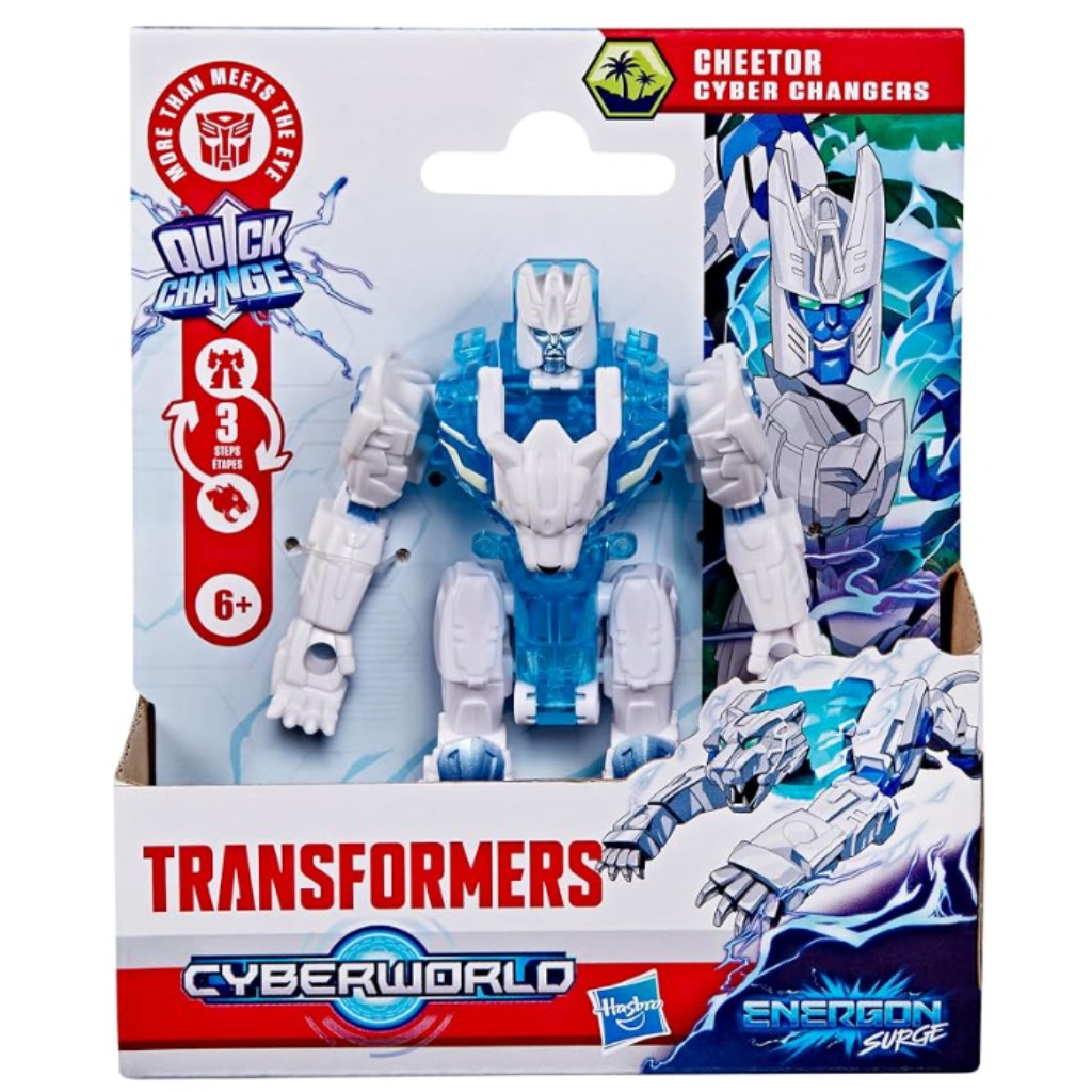 Transformers Cyberworld Cyber Changers: Cheetor verwandelbare Roboterfigur - Hasbro