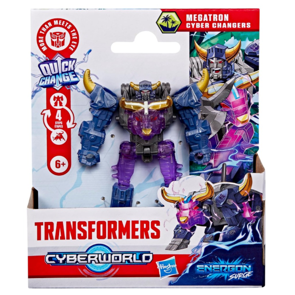 Transformers Cyberworld Cyber Changers: Megatron wandelbare Robotfigur - Hasbro