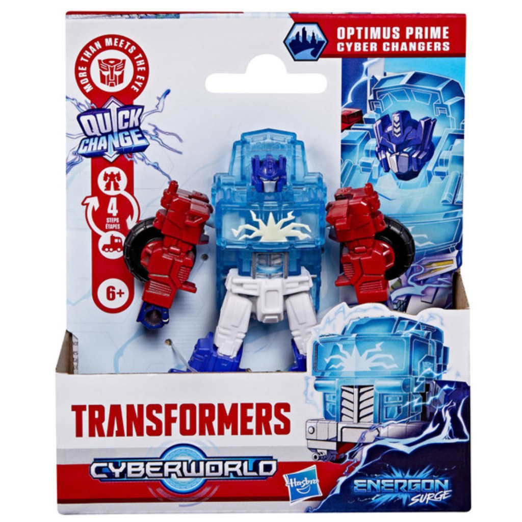Transformers Cyberworld Cyber Changers: Optimus Prime wandelbare Roboterfigur - Hasbro