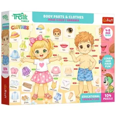 Treflik Körperteile und Kleidung lehrreich 104-teiliges Puzzle - Trefl Bild 1