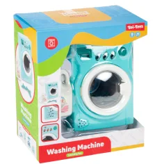 Türkise Waschmaschine mit Licht- und Toneffekten