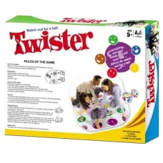 Twister Geschicklichkeitsspiel mit Würfeln Bild 2