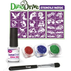 TyToo: DinoDrive Glitzer-Tattoo-Set Bild 2
