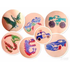 TyToo: DinoDrive Glitzer-Tattoo-Set Bild 3