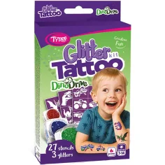 TyToo: DinoDrive Glitzer-Tattoo-Set
