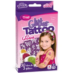 TyToo: Glänzendes Glitzer-Tattoo-Set
