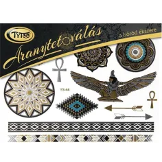 TyToo: Goldtattoo Ägyptische Motive Set 21x15cm Bild 1