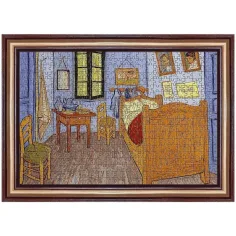 Van Gogh Zimmer in Arles, Van Gogh - 500 Teile Puzzle mit Rahmen - Trefl