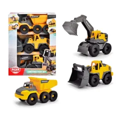 Volvo Baumaschinen 3er-Set - Dickie Toys Bild 2