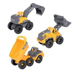 Volvo Baumaschinen 3er-Set - Dickie Toys Bild 3