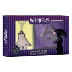 Wednesday Geldbörse mit Schlüsselanhänger Geschenkpackung