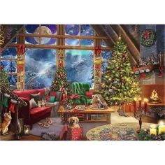 Weihnachten in den Bergen 2x500 Teile Puzzle - Trefl Bild 2