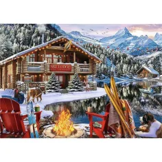 Weihnachten in den Bergen 2x500 Teile Puzzle - Trefl Bild 3
