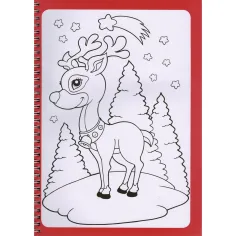 Weihnachten ist da! Malheft mit Aufklebern und Filzstiften Bild 3