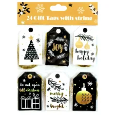 Weihnachtliches 24er-Set Geschenkanhänger in verschiedenen Ausführungen Bild 4
